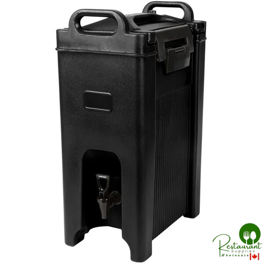Carlisle XT500003 Cateraide™ XT 5 Gallon Black Insulated Beverage Dispenser