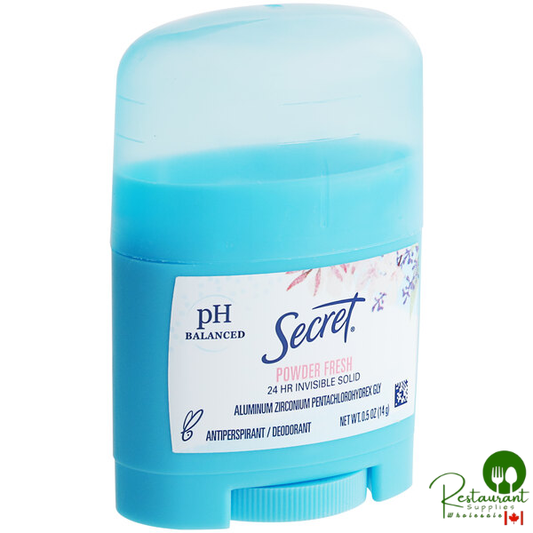 Secret Solid .5 oz. Powder Fresh Scent Antiperspirant Deodorant 31384 - 24/Case