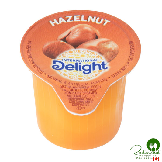 International Delight Hazelnut Single Serve Non-Dairy Creamer - 288/Case