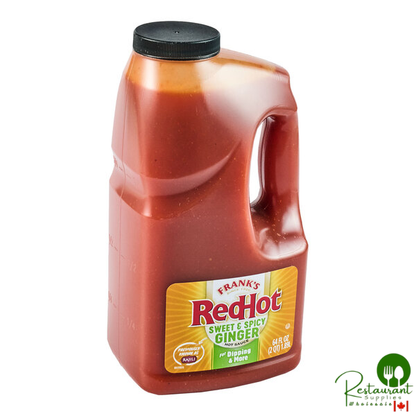Frank's RedHot 0.5 Gallon Sweet & Spicy Ginger Hot Sauce - 4/Case