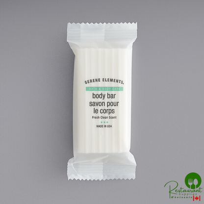 Serene Elements 0.8 oz. Fresh Clean Scent Body Bar - 600/Case