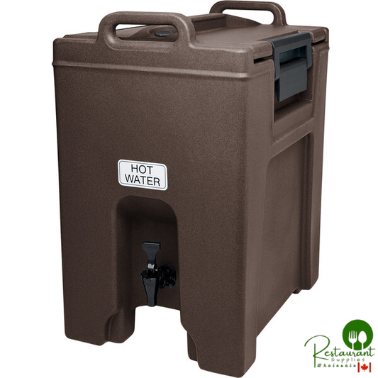 Cambro UC1000131 Ultra Camtainer® 10.5 Gallon Dark Brown Insulated Beverage Dispenser