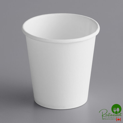 3 oz. White Unlined Paper Cold Cup By Prime- 5,000/Case