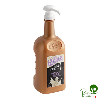DaVinci Gourmet Sweet Cream Creamer with Pump 64 fl. oz. - 2/Case