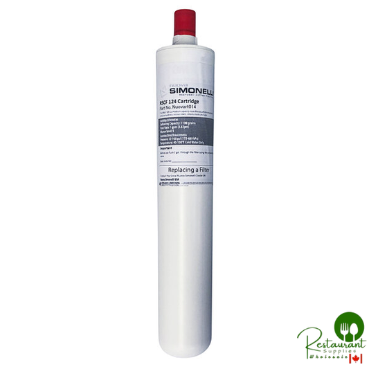 Nuova Simonelli FILTERKT1 Standard Water Filter Cartridge and Cartridge Head with Flush Valve for Espresso Machines