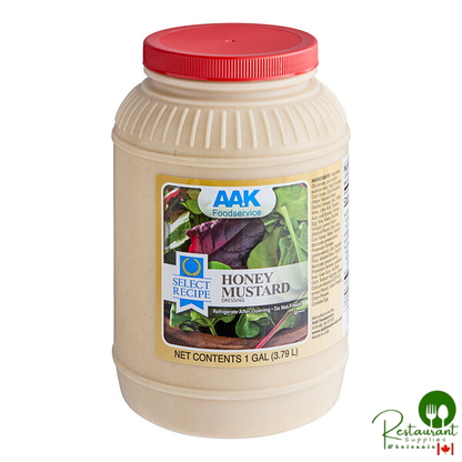 AAK Select Recipe 1 Gallon Honey Mustard Dressing - 4/Case