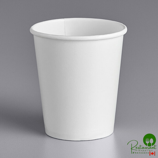 7 oz. White Poly Paper Cold Cup By Prime- 2,000/Case