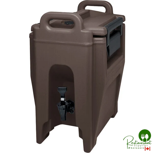 Cambro UC250131 Ultra Camtainer® 2.75 Gallon Dark Brown Insulated Beverage Dispenser