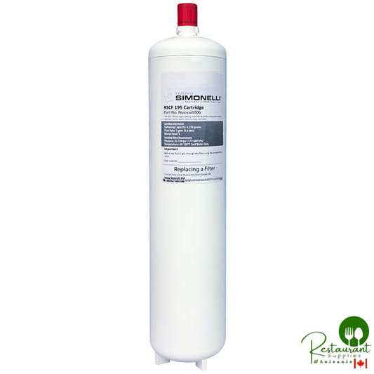 Nuova Simonelli FILTERKT2 Large Water Filter Cartridge and Cartridge Head with Flush Valve for Espresso Machines