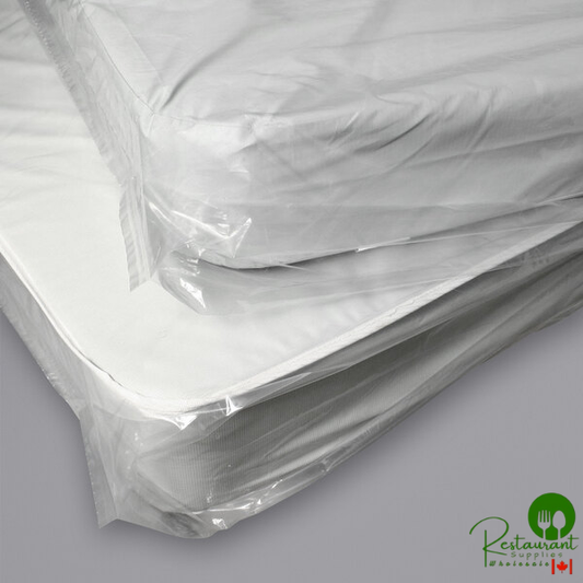 LK Packaging K48 39" x 9" x 90" Twin Mattress Bag with Vent Holes - 100/Roll