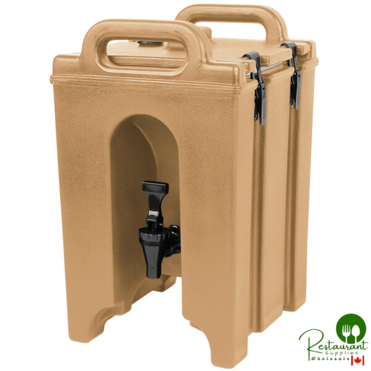 Cambro 100LCD157 Camtainer® 1.5 Gallon Coffee Beige Insulated Beverage Dispenser