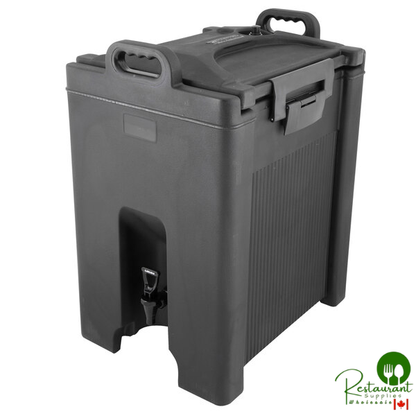 Carlisle XT1000003 Cateraide™ XT 10 Gallon Black Insulated Beverage Dispenser