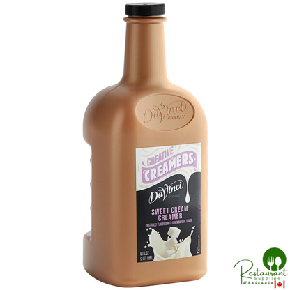 DaVinci Gourmet Sweet Cream Creamer without Pump 64 fl. oz. - 2/Case