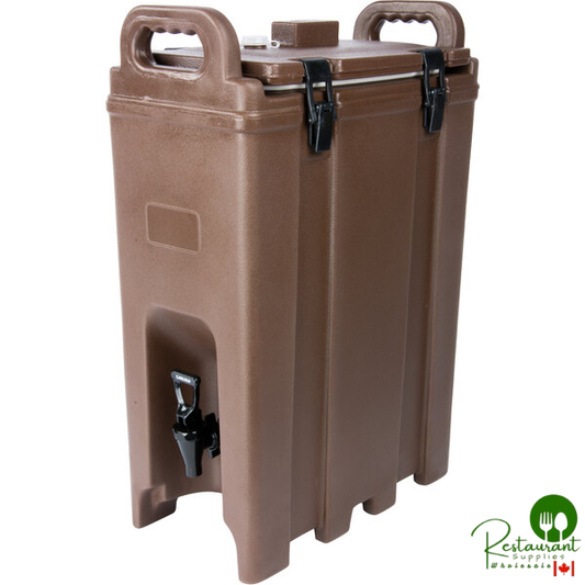Carlisle LD500N01 Cateraide™ LD 5 Gallon Brown Insulated Beverage Dispenser
