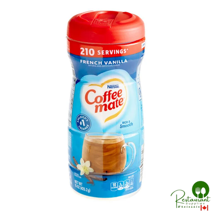 Nestle Coffee-Mate 15 oz. French Vanilla Non-Dairy Coffee Creamer Shaker - 12/Case