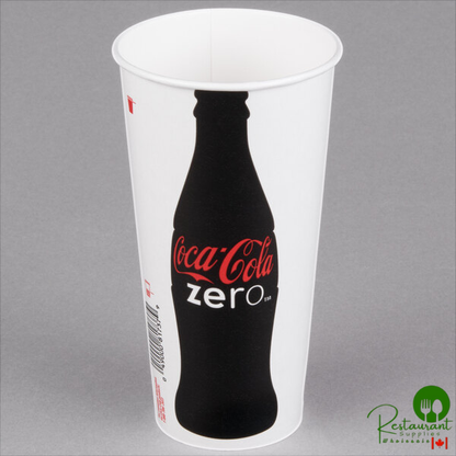 Solo RNP21C-K1038 Coke® 21 oz. Poly Paper Cold Cup - 1,000/Case