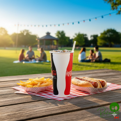 Solo RNP21C-K1038 Coke® 21 oz. Poly Paper Cold Cup - 1,000/Case