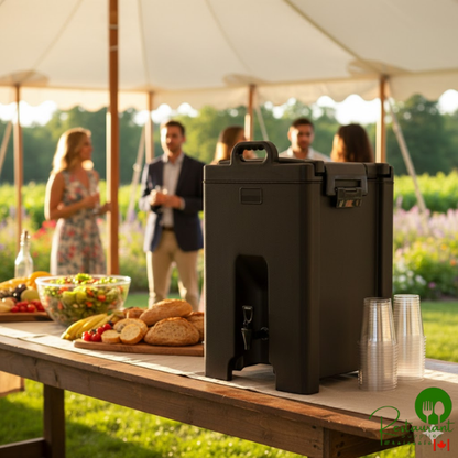 Carlisle XT1000001 Cateraide™ XT 10 Gallon Brown Insulated Beverage Dispenser