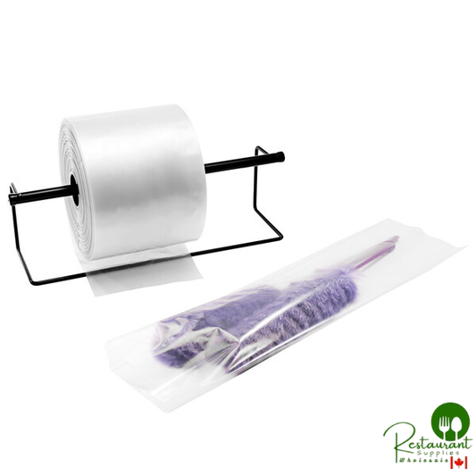 4" x 4000' 1.5 Mil Clear Polyethylene Layflat Tubing on a Roll By Prime