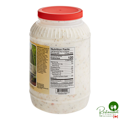 AAK Select Recipe 1 Gallon Creamy Italian Dressing - 4/Case