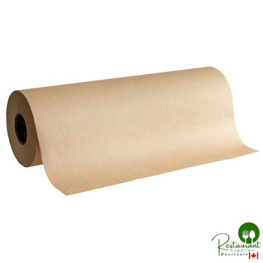 24" x 1000' 40 lb. Natural Kraft Freezer Paper Roll By Prime