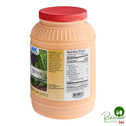 AAK Select Recipe 1 Gallon French Dressing - 4/Case