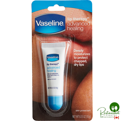 Vaseline 75000 0.35 oz. Advanced Healing Lip Therapy Lip Balm Tube - 72/Case