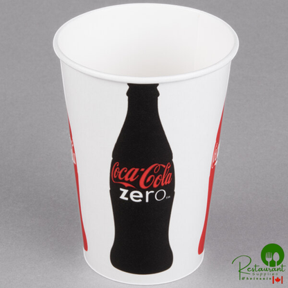 Solo RNP16C-K1038 Coke® 16-18 oz. Poly Paper Cold Cup - 1,000/Case