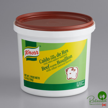 Knorr 4.4 lb. Caldo de Res / Beef Bouillon Base - 4/Case