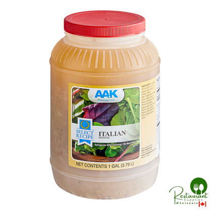 AAK Select Recipe Traditional Italian Dressing - (4) 1 Gallon Containers - 4/Case