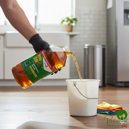 CloroxPro Pine-Sol CLO60606CT 80 oz. Original Pine Scent Multi-Surface Cleaner - 3/Case