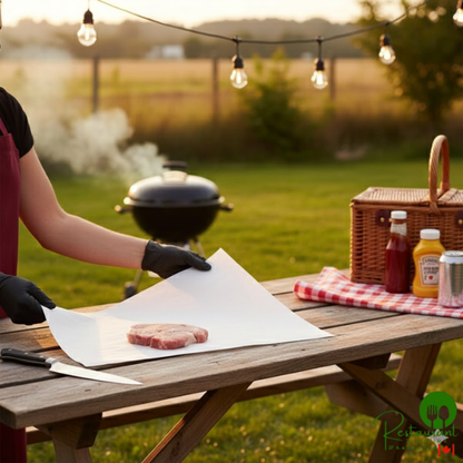 18" x 1000' 40/5 lb. White Standard Freezer Paper Roll By Prime