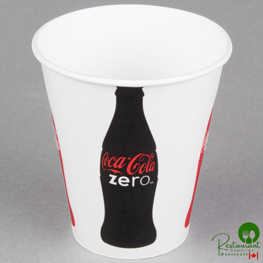 Solo RP2SCB-K1038 Coke® 12 oz. Poly Paper Cold Cup - 2,000/Case