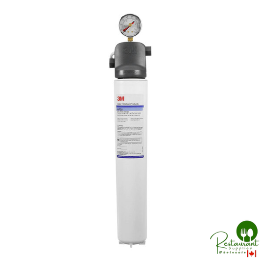 3M Water Filtration Products BEV130 Single Cartridge Cold Beverage Water Filtration System - .5 Micron Rating and 1.67 GPM
