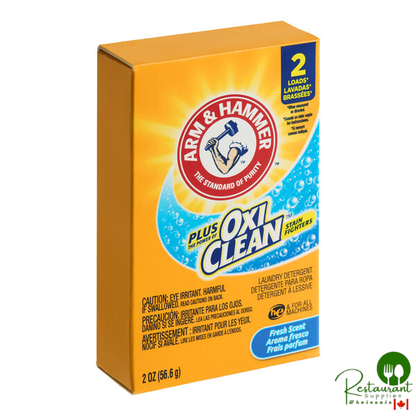 Arm & Hammer® 2 oz. Fresh Scent Powder Laundry Detergent Plus OxiClean - 156/Case