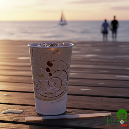 Solo R12N-J8000 Symphony 12 oz. Wax Treated Paper Cold Cup - 2,000/Case