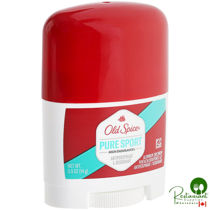 Old Spice High Endurance 0.5 oz. Pure Sport Scent Men's Antiperspirant Deodorant 00162 - 24/Case