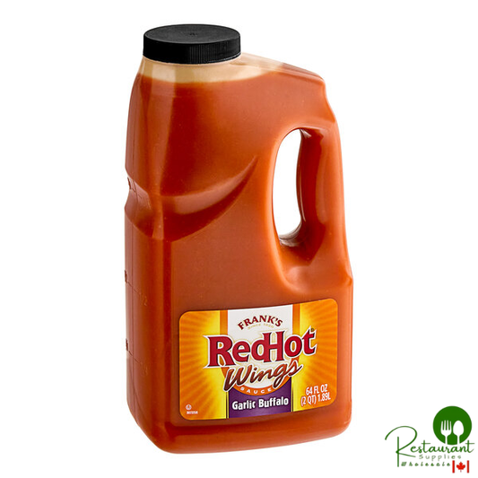 Frank's RedHot Garlic Buffalo Wing Sauce 0.5 Gallon - 4/Case