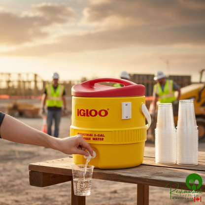Igloo 431 3 Gallon Yellow Insulated Beverage Dispenser / Portable Water Cooler