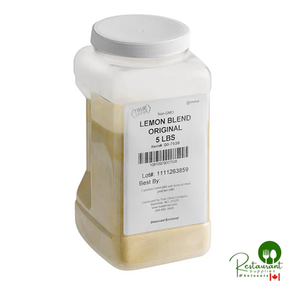 True Citrus Crystallized Lemon Powder 5 lb. - 2/Case