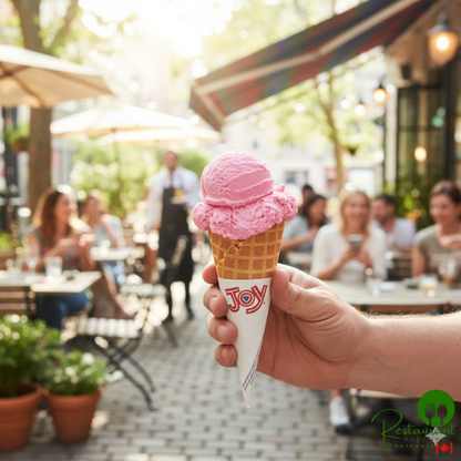 JOY Small Jacketed Waffle Cone - 276/Case