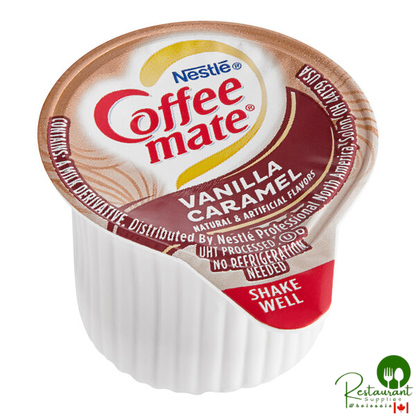 Nestle Coffee-Mate Vanilla Caramel Single Serve Non-Dairy Creamer - 180/Case