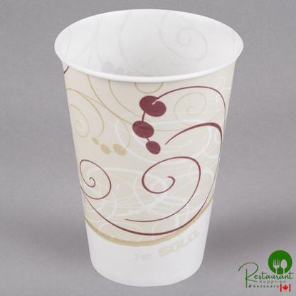 Solo R7N-J8000 Symphony 7 oz. Wax Treated Paper Cold Cup - 2,000/Case