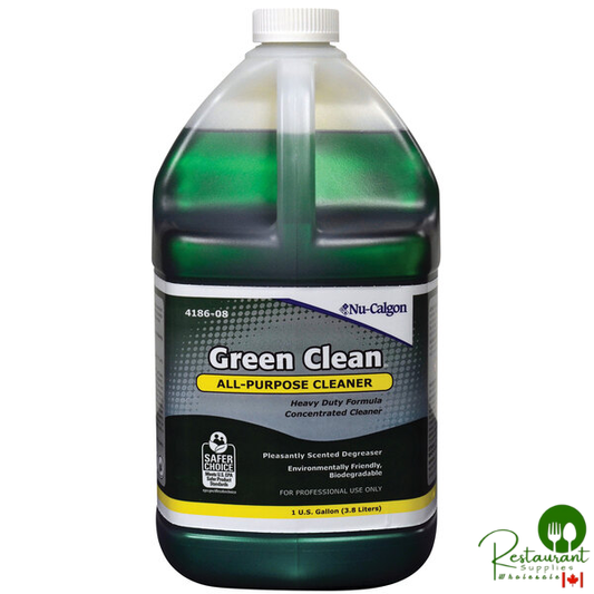 Nu-Calgon 4186-08 1 Gallon Green Clean All-Purpose Cleaner - 4/Case