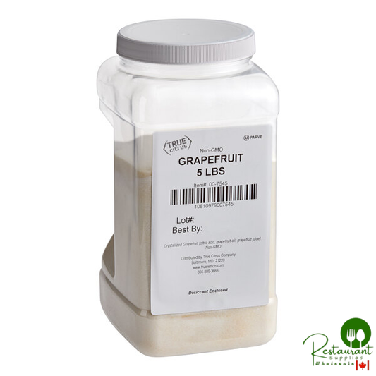 True Citrus Crystallized Grapefruit Powder 5 lb. - 2/Case