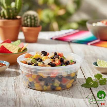 Pactiv/Newspring 8 oz. Translucent Round Deli Container - 480/Case