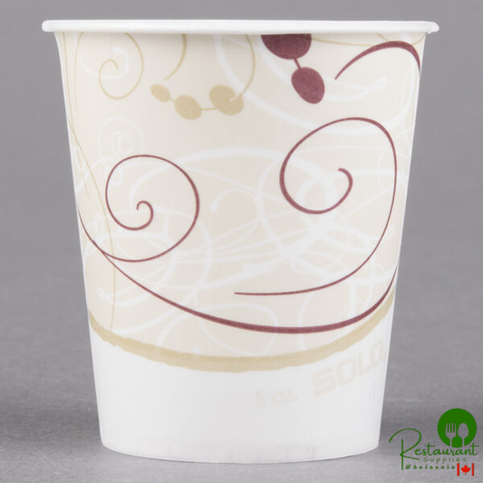 Solo R53-J8000 Symphony 5 oz. Wax Treated Paper Cold Cup - 3,000/Case