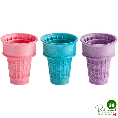 JOY Assorted Color Flat Bottom Cake Cone - 216/Case
