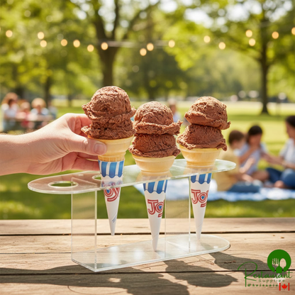 JOY #1 Pointed Bottom Jacketed Cake Cone Dispenser Pack - 1,056/Case