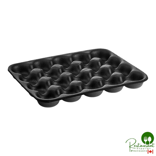 Marco Company Bruise Buster® Black 20-Section Produce Riser Padding for Apples and Oranges - 20" x 15 7/8"
